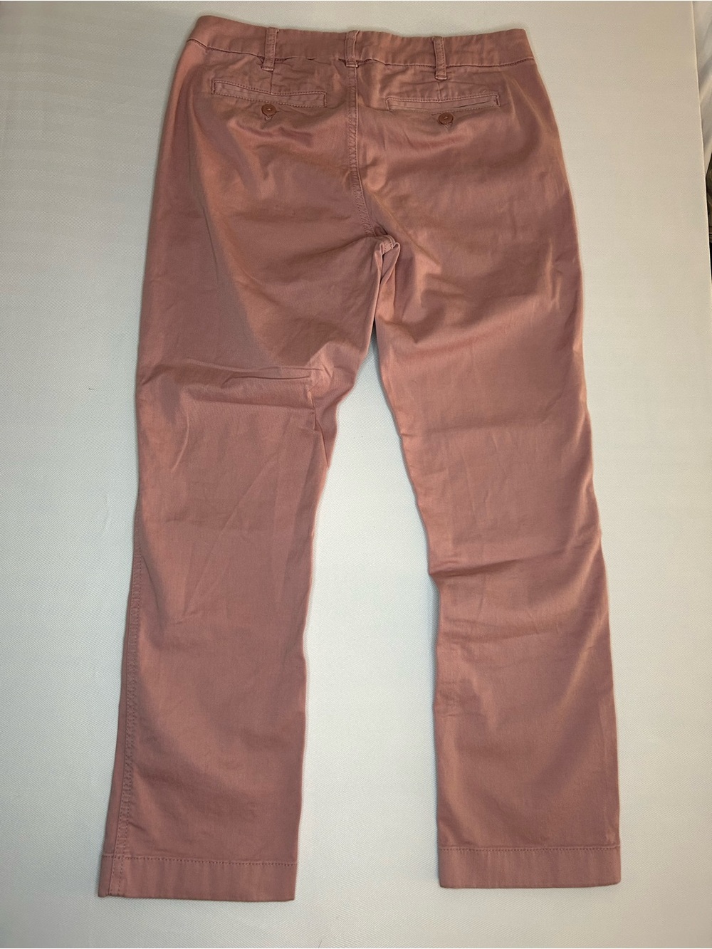 Womenβs High-rise Slim Boy Chino in Dusty Pink